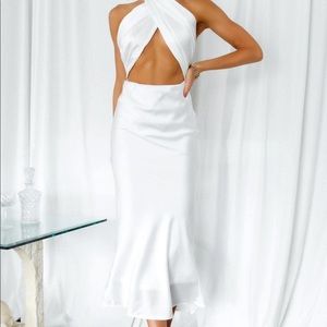Hello Molly Nobodys Love Maxi Dress White